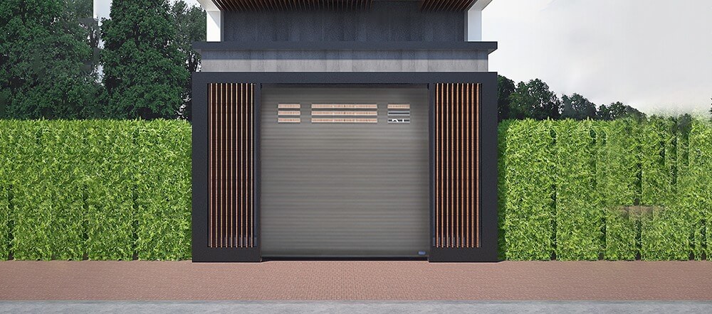 Cửa cuốn nan nhôm - Mega M71 - Hiện đại và thông thoáng