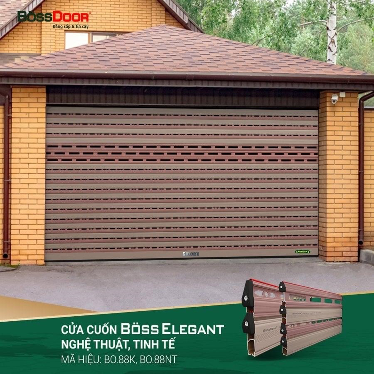 Cửa cuốn Bossdoor nghệ thuật