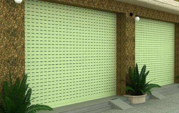 Cửa cuốn Titadoor màu kem