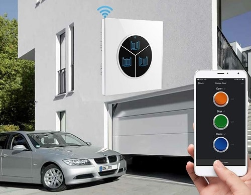 Bộ điều khiển cửa cuốn tích hợp camera