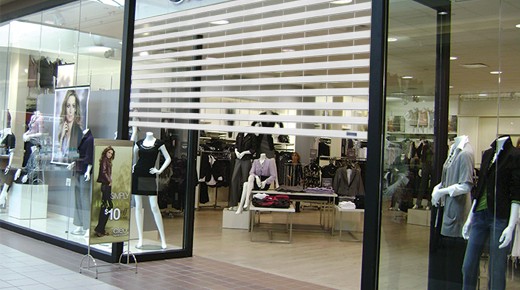 Mẫu cửa cuốn cho trung tâm thương mại