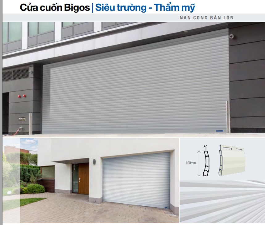 Cửa cuốn siêu trường cao cấp thế hệ mới