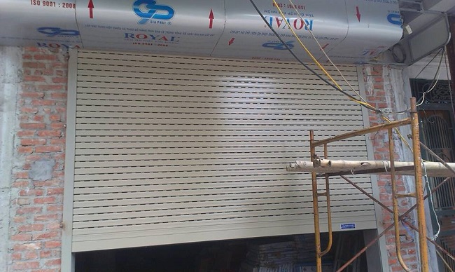 Hướng dẫn xây ô chờ cửa cuốn