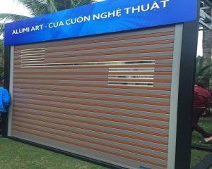Mẫu cửa cuốn nghệ thuật