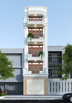 Mẫu nhà mặt phố bán cổ điển